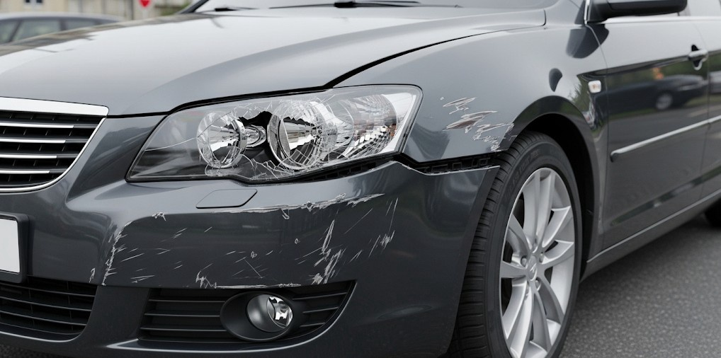 Vehicle damage example